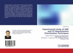 Experimental study of AHP and CV Requirements Prioritization Techniques - Sahni, Deepak