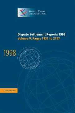Cover Dispute Settlement Reports 1998