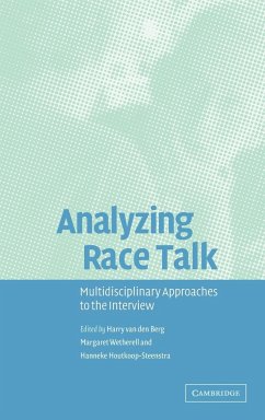 Analyzing Race Talk - Berg, Harry van den / Wetherell, Margaret / Houtkoop-Steenstra, Hanneke (eds.)