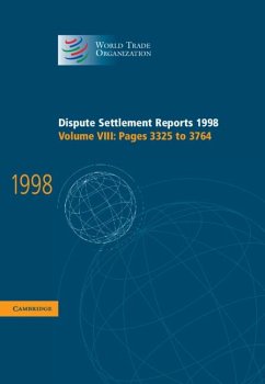 Cover Dispute Settlement Reports 1998