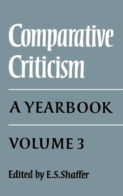 Comparative Criticism - Shaffer, E. S. (ed.)