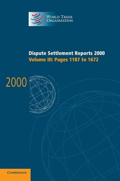 Dispute Settlement Reports 2000 - Herausgeber: World Trade Organization