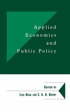 Applied Economics and Public Policy - Begg, Iain; Henry, Brian