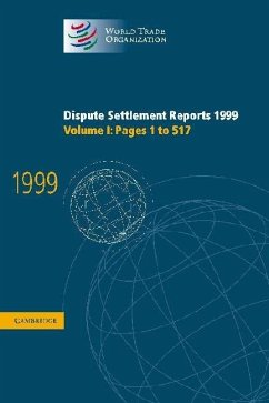 Cover Dispute Settlement Reports 1999