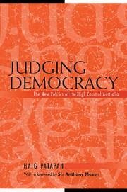 Judging Democracy - Patapan, Haig