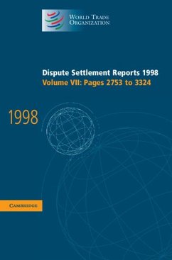 Cover Dispute Settlement Reports 1998