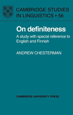 On Definiteness - Chesterman, Andrew