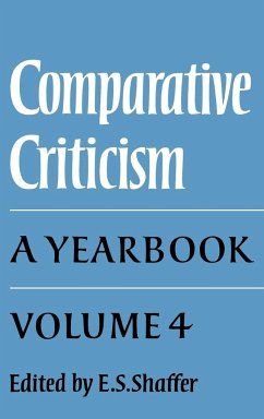 Comparative Criticism - Shaffer, E. S. (ed.)