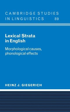 Lexical Strata in English - Giegerich, Heinz J.