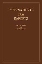 International Law Reports - Greenwood, C. J. (Assist. ed.)