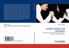 Conflict Analysis and Resolution - Rhodes, Gloria I.