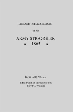 Cover Life and Public Services of an Army Straggler, 1865