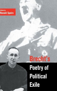 Brecht's Poetry of Political Exile - Speirs, Ronald (ed.)