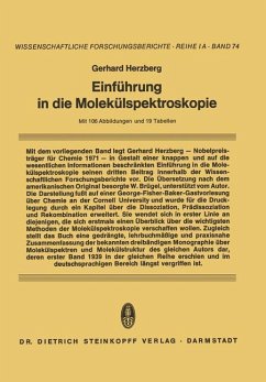 Einführung in die Molekülspektroskopie - Herzberg, Gerhard