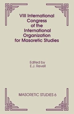 VIII International Congress of the International Organization for Masoretic Studies