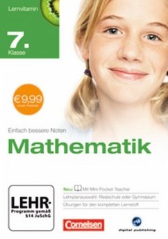 Cover Lernvitamin - Mathematik 7. Klasse (für Realschule und Gymnasium)