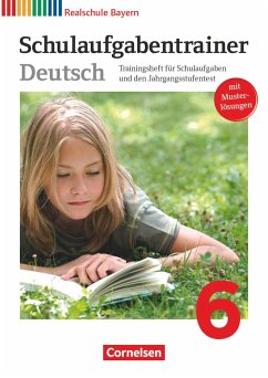 Cover Deutschbuch 6. Jahrgangsstufe Schulaufgabentrainer. Realschule Bayern