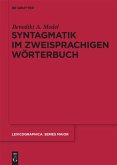 Syntagmatik im zweisprachigen Wörterbuch