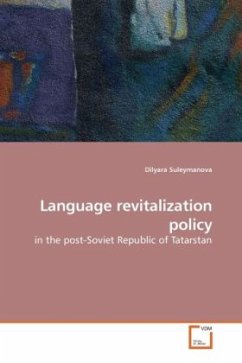 Cover Language revitalization policy