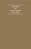 Records of Saudi Arabia 1961-1965 6 Volume Hardback Set