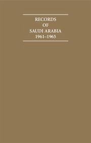 Records of Saudi Arabia 1961-1965 6 Volume Hardback Set