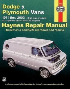 Dodge Tradesman, Sportsman & Plymouth Voyager Full-Size Vans 1971-03 - Haynes Publishing
