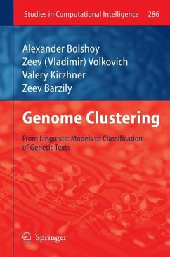 Genome Clustering - Bolshoy, Alexander;Volkovich, Zeev;Kirzhner, Valery