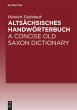 Altsächsisches Handwörterbuch / A... - Bild 1