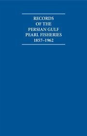 Records of the Persian Gulf Pearl Fisheries 1857-1962 4 Volume Hardback Set Including Boxed Maps