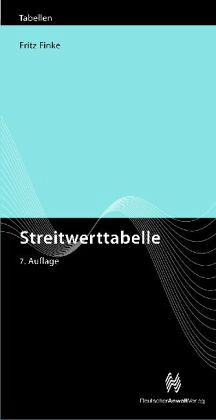 Streitwerttabelle