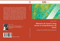 Mémoire de travail à long terme et compréhension de textes - Guida, Alessandro