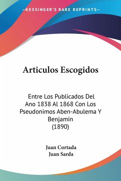 Articulos Escogidos - Cortada, Juan; Sarda, Juan