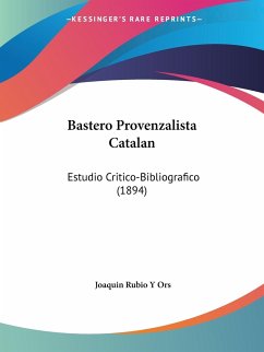 Bastero Provenzalista Catalan - Ors, Joaquin Rubio Y