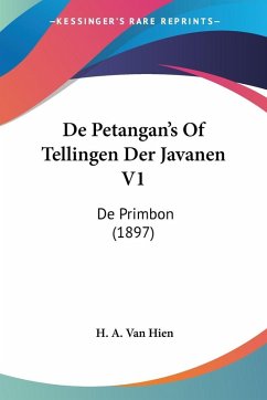 Cover De Petangan's Of Tellingen Der Javanen V1