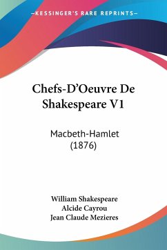 Chefs-D'Oeuvre De Shakespeare V1 - Shakespeare, William