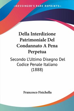 Cover Della Interdizione Patrimoniale Del Condannato A Pena Perpetua