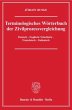 Terminologisches Wörterbuch der... - Bild 1