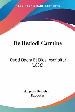 De Hesiodi Carmine