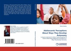 Adolescents'' Perceptions About Ways They Develop Autonomy - Fondren, Gloria