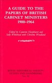 A Guide to the Papers of British Cabinet Ministers 1900-1964
