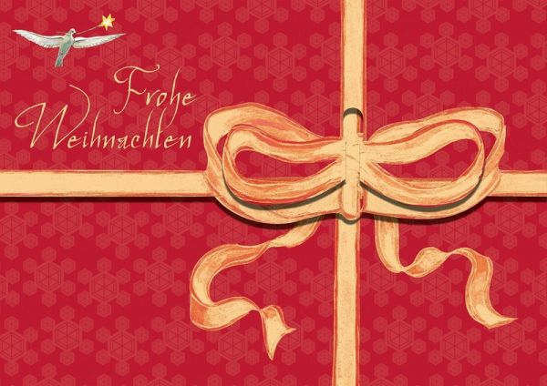 Frohe Weihnachten, Geldgeschenkverpackung (rot) Frohe Weihnachten, Geldgeschenkverpackung (rot)
