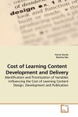 Cost of Learning Content Development and Delivery