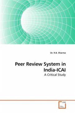 Peer Review System in India-ICAI - Sharma, R. B.