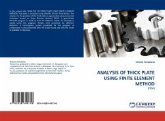 ANALYSIS OF THICK PLATE USING FINITE ELEMENT METHOD