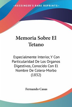 Memoria Sobre El Tetano