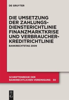 Die zivilrechtliche Umsetzung der Zahlungsdiensterichtlinie - Schürmann, Thomas; Hartmann, Wulf; Wittig, Arne