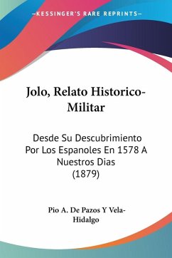 Cover Jolo, Relato Historico-Militar