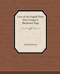 Lives of the English Poets Prior Congreve Blackmore Pope - Johnson, Samuel