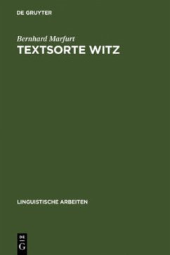 Textsorte Witz - Marfurt, Bernhard
