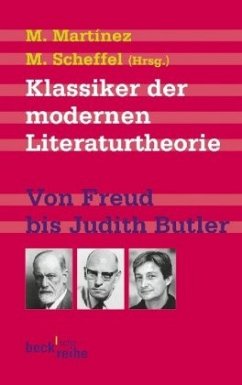 Klassiker der modernen Literaturtheorie - Martinez, Matias;Scheffel, Michael